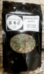 dancing doe herbal tea. rose hips. rose petals. nettle.