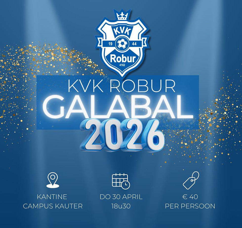 Galabal 2026 - Uitreiking Gouden Schoen