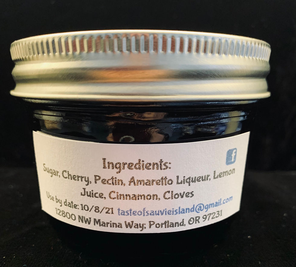 Thumbnail: Amaretto Cherry Jam (4 oz.)