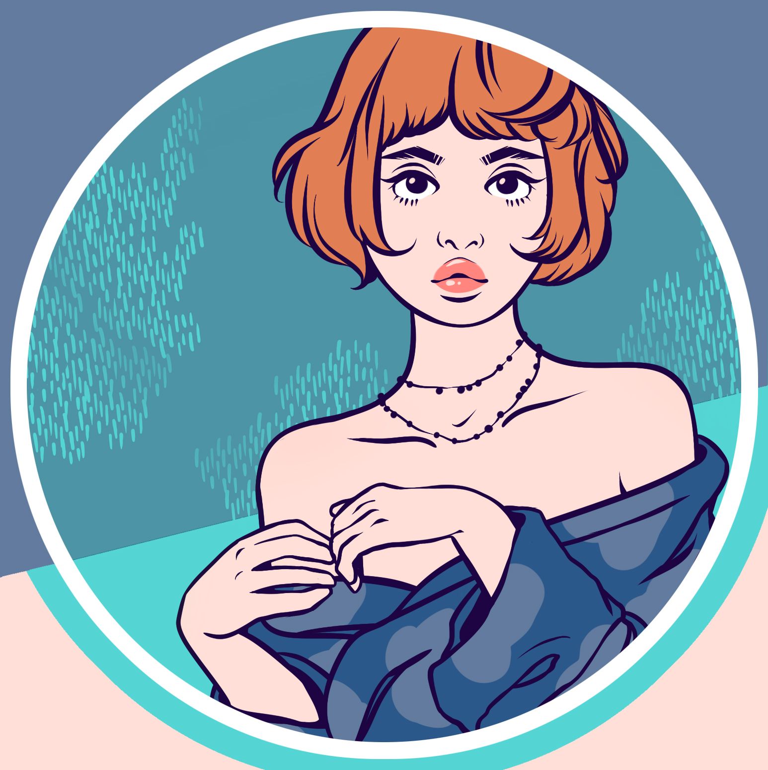 blue robe