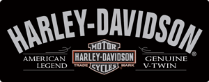 H-D V-Twin Embossed Tin SIgn