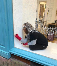 action shot of Cuckoo window display