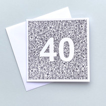 40 birthday card