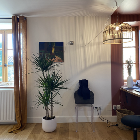 renovation ancien couvent en pierres, rénovation maison ancienne, architecte d'intérieur mélanie cuny le cabinet de psyché, creuse, parquet massif, claustra bois