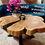 Miniatura: Stolik kawowy 99x84cm PIĘKNY OKAZ LIVE EDGE loft  plaster drewna monolit 