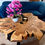 Miniatura: Stolik kawowy 110X100CM PIĘKNY OKAZ LIVE EDGE plaster drewna OD RĘKI loft 