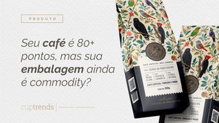 Duas embalagens modernas de café especial com design sofisticado e ilustrações coloridas de pássaros da fauna brasileira da Serra da Mantiqueira.