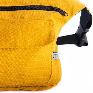 Riñonera bandolera mostaza