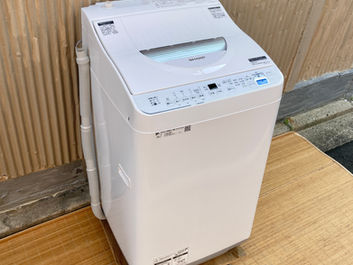 SHARP 5.5kg洗濯乾燥機　ES-T5E9-W