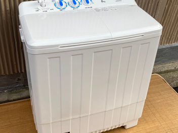 MAXZEN 8kgニ槽式洗濯機　JW80KS01