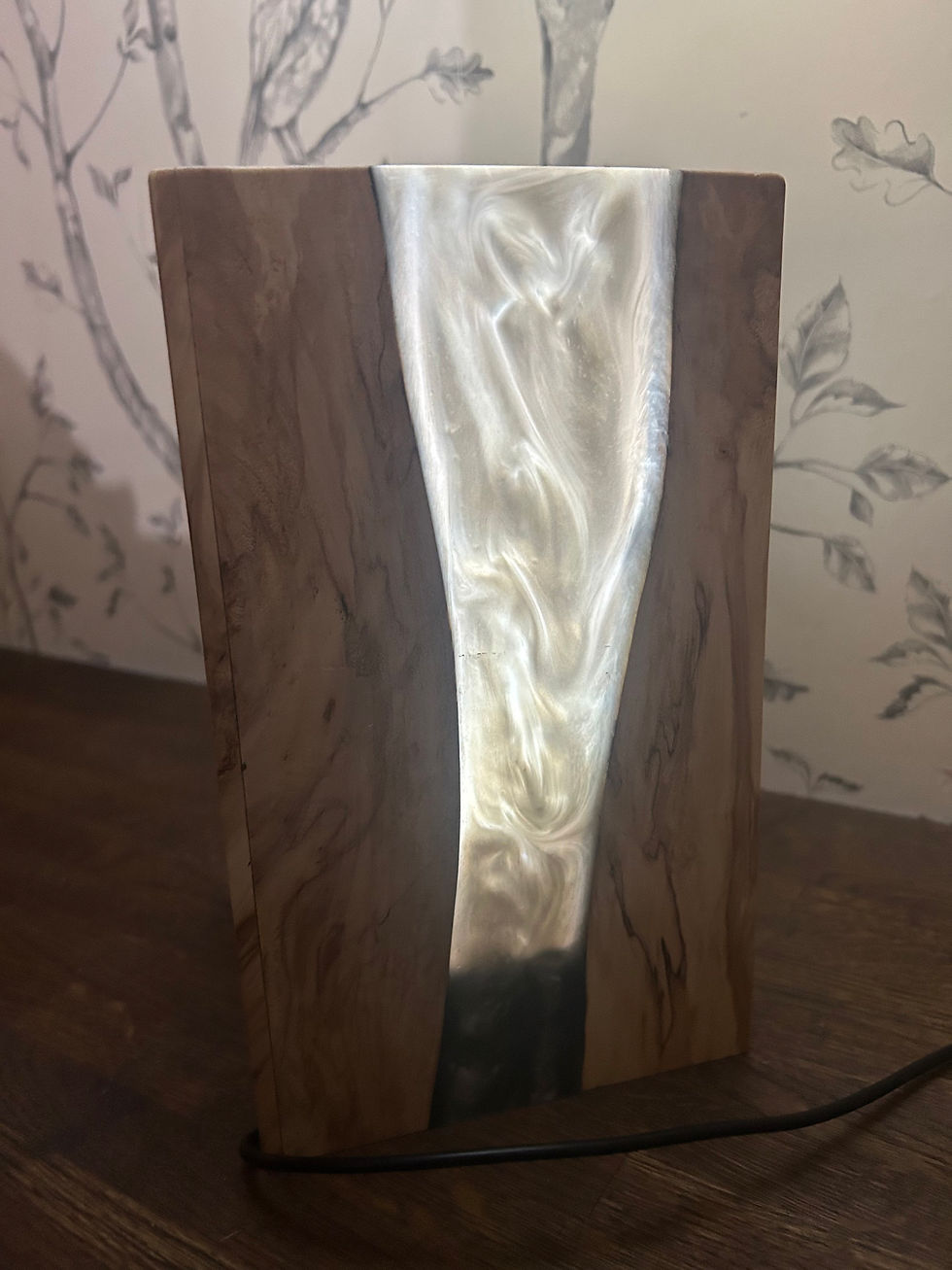 Thumbnail: Silver grey River Lamp