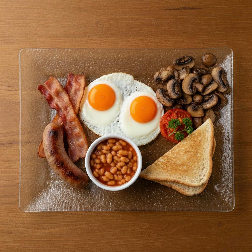 Arranged Food and Objects