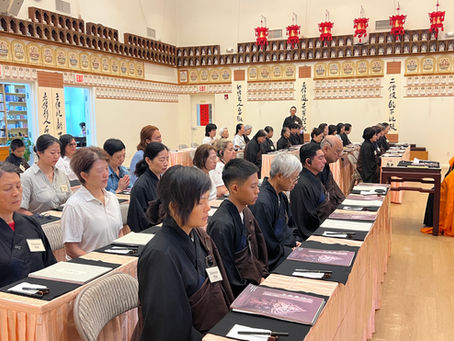 2025-07-06 Celebrating the Enlightenment Day of Avalokiteśvara Bodhisattva: Fo Guang Shan Miami Holds Diligent Sutra Copying Practice