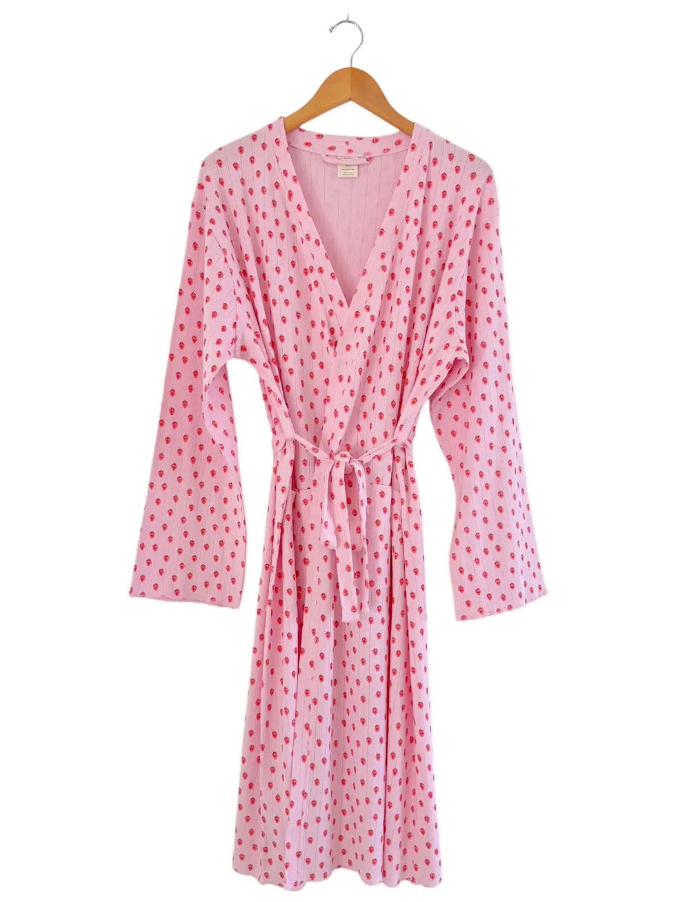 Thumbnail: Mommy & Me Pink Strawberry Set (Robe S/M)
