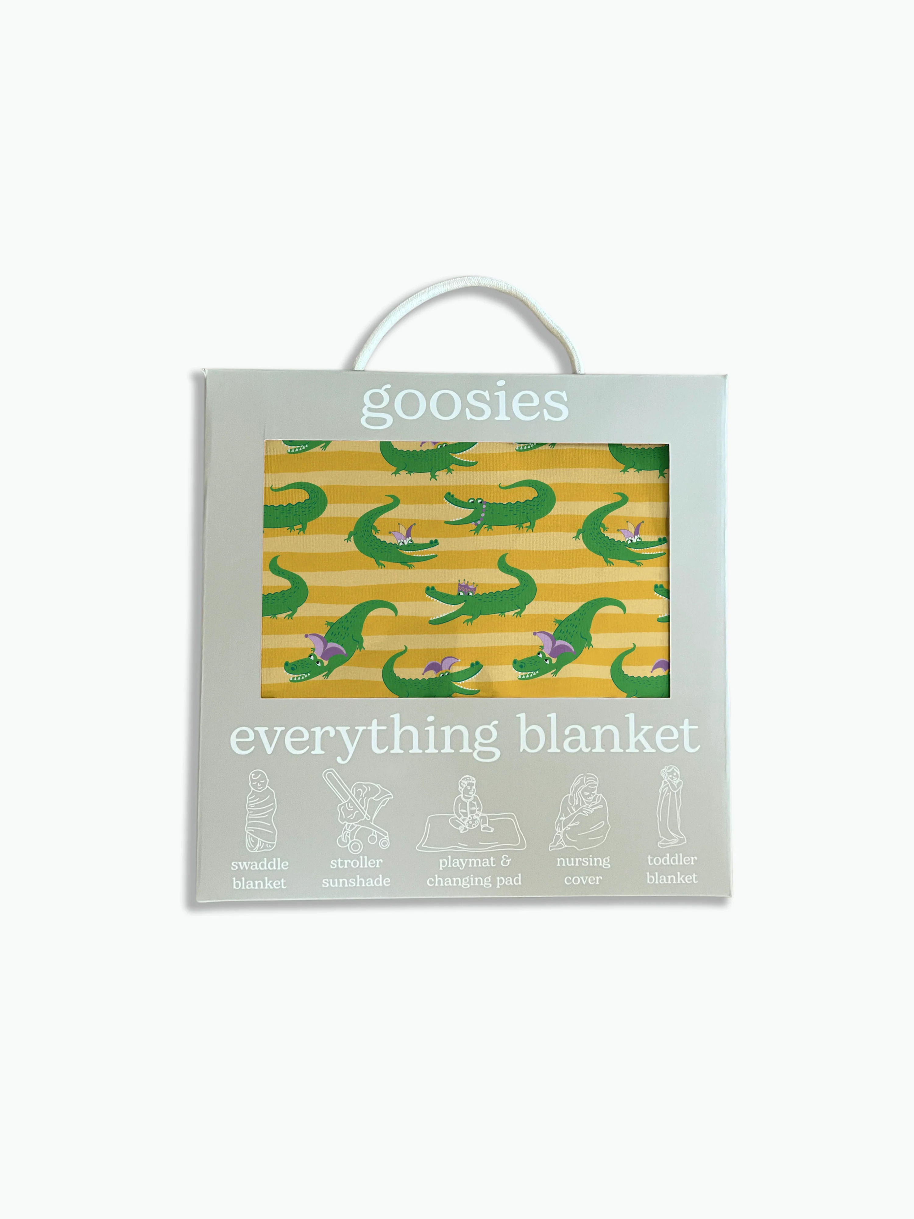 Mardi Gras/Gator- Everything Blanket