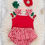 Thumbnail: Sweet Cherry Check Cotton Ruffle Bloomers Outfit