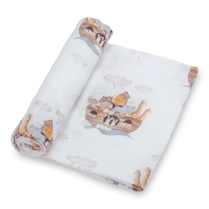 Thumbnail: Themed Muslin Baby Swaddles