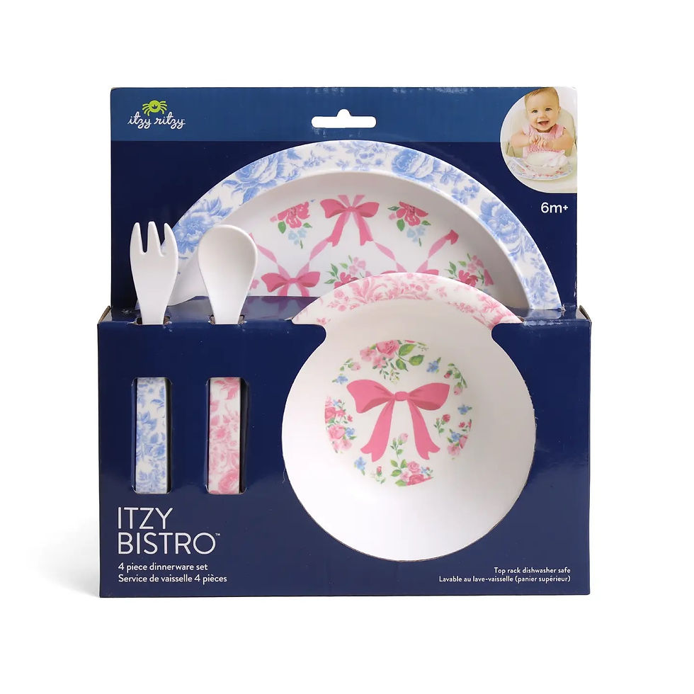 Thumbnail: Itzy Bistro- 4 Piece Dining Set-Ribbons&Bows