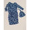 Thumbnail: Bamboo Knotted Baby Gown 0-3M (Navy Stars)