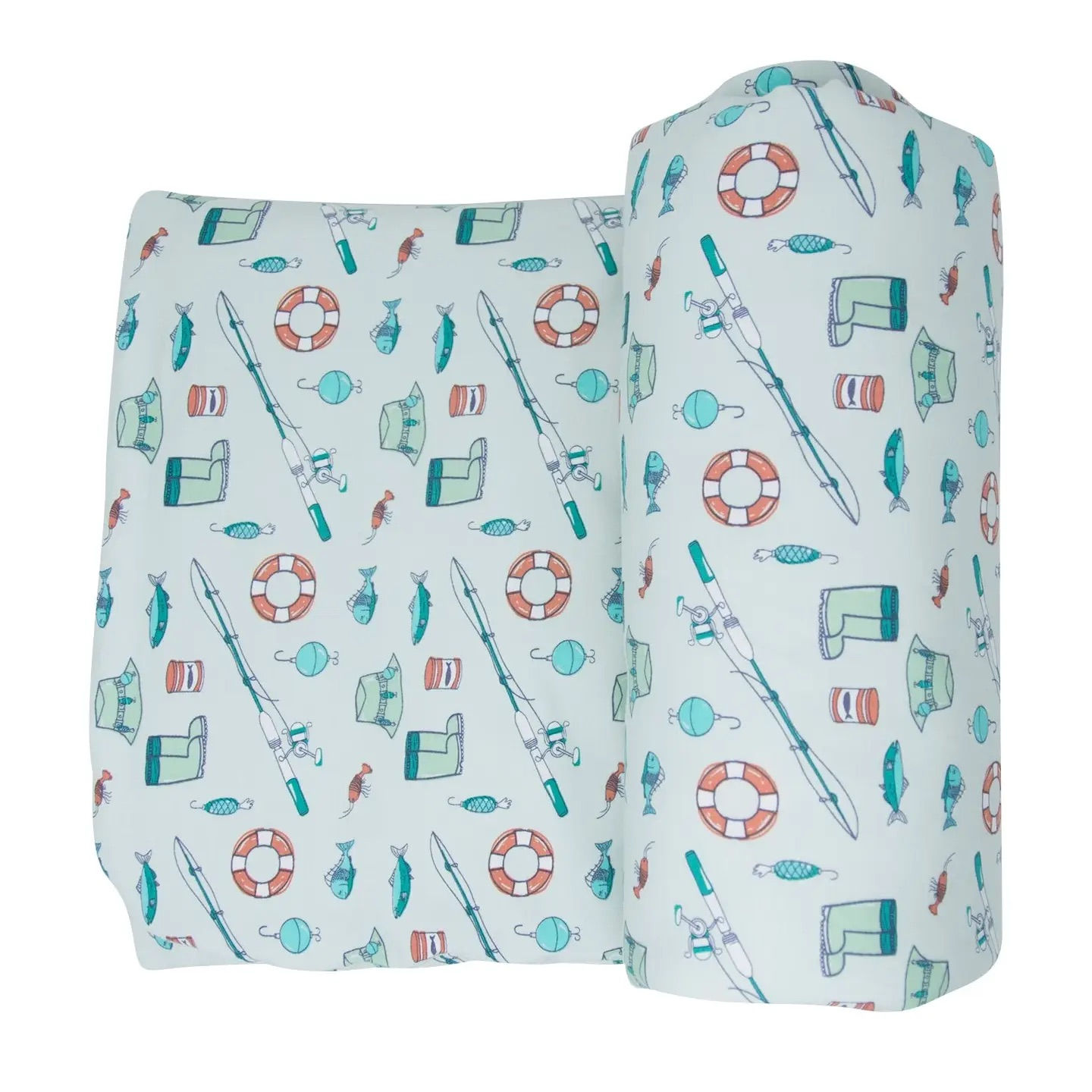 Cast A Line Bamboo Cloud Blanket