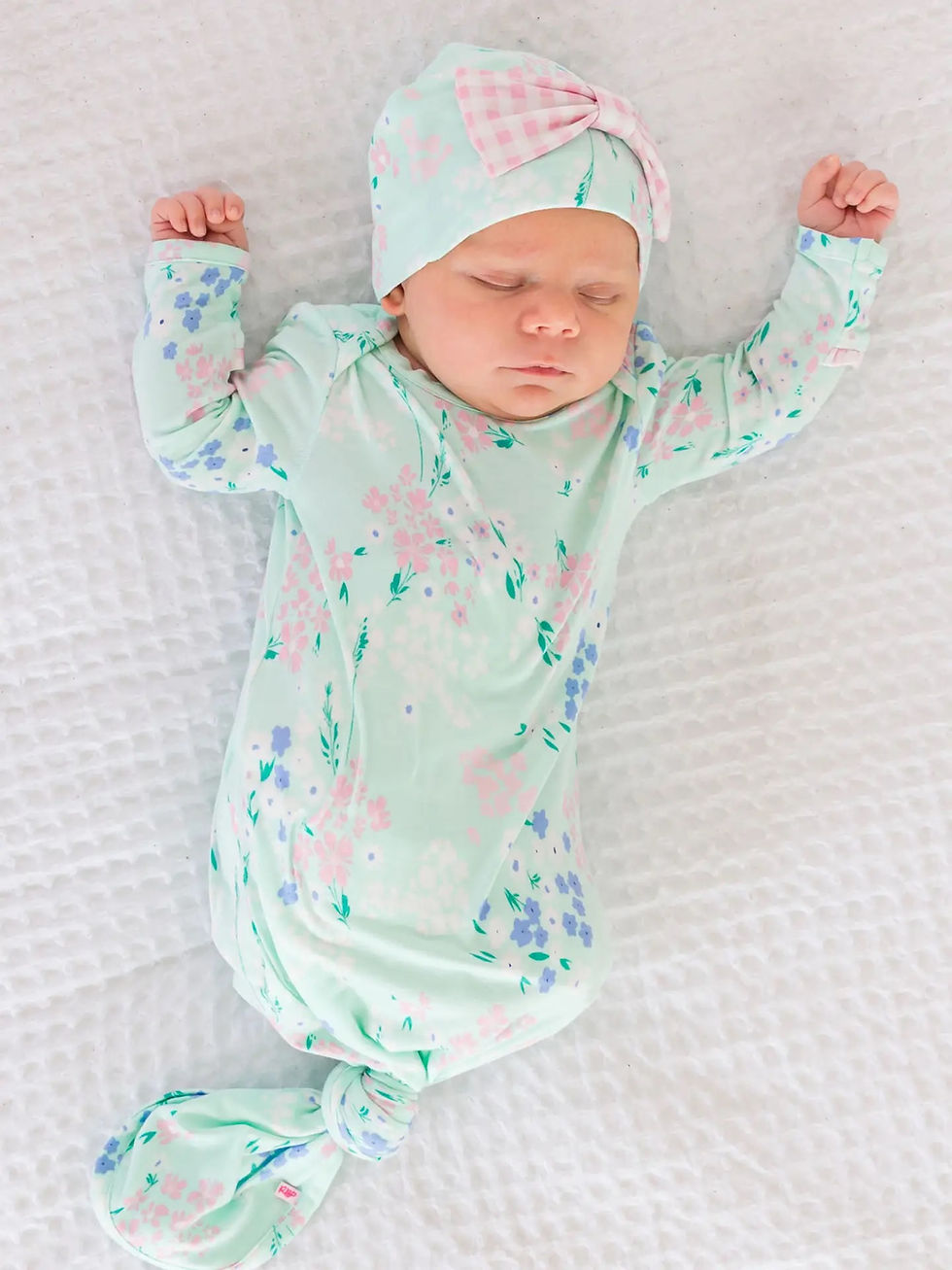 Thumbnail: Bamboo Viscose Mint Meadow Mommy & Me 3 PC Set