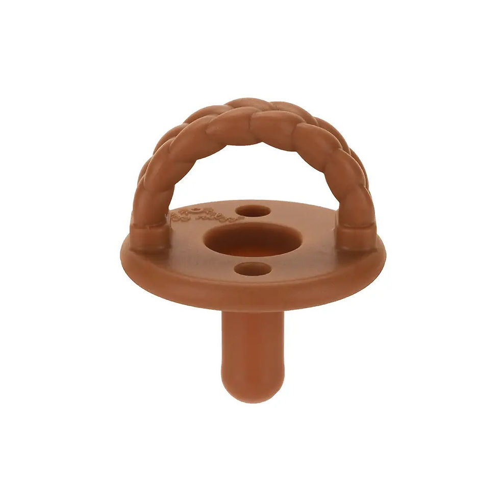 Thumbnail: 3 Pack Sweetie Soother™ Silicone Pacifier Set in Coffee & Cream