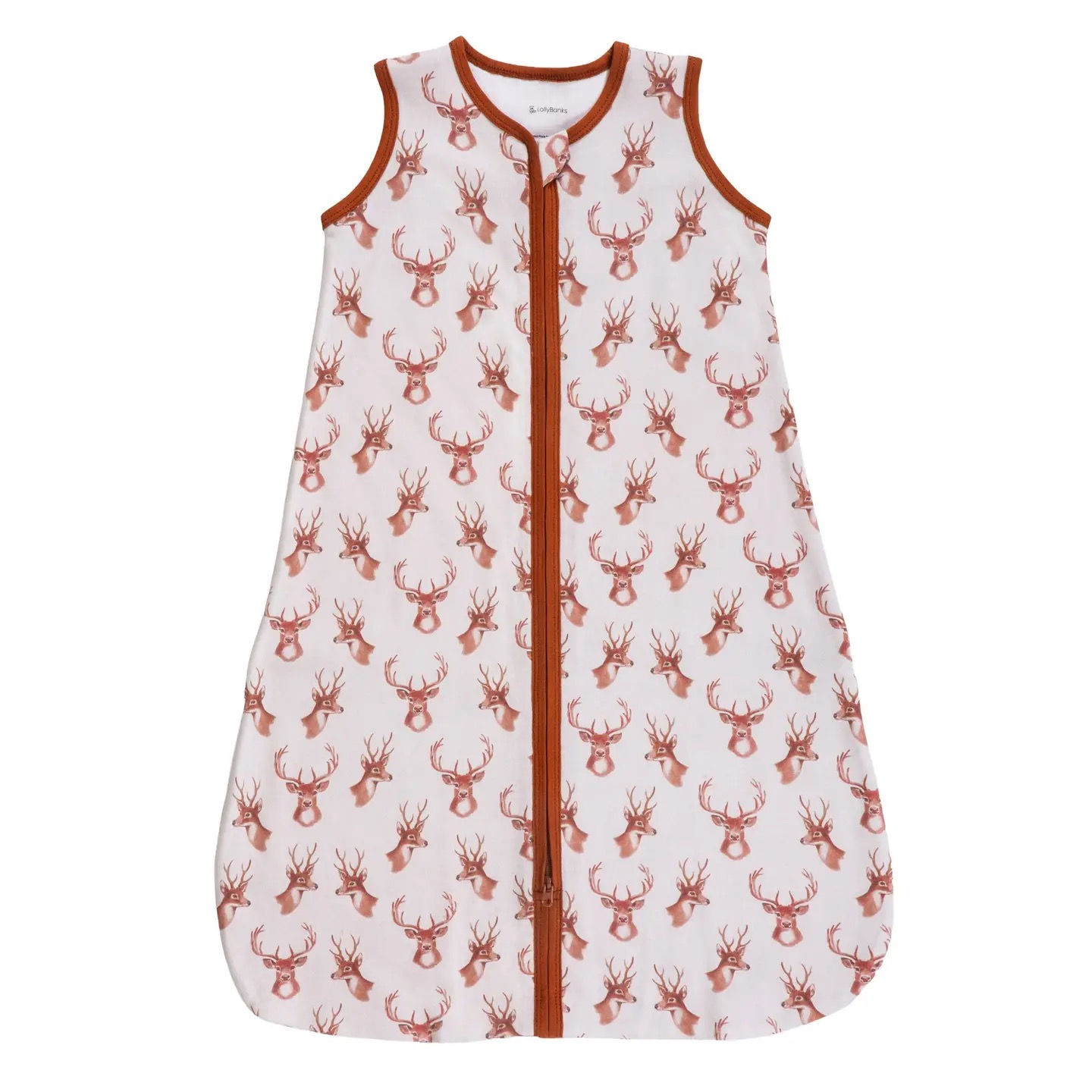 Organic Cotton Sleep Sack 0.5 Tog Oh Deer 0-6M
