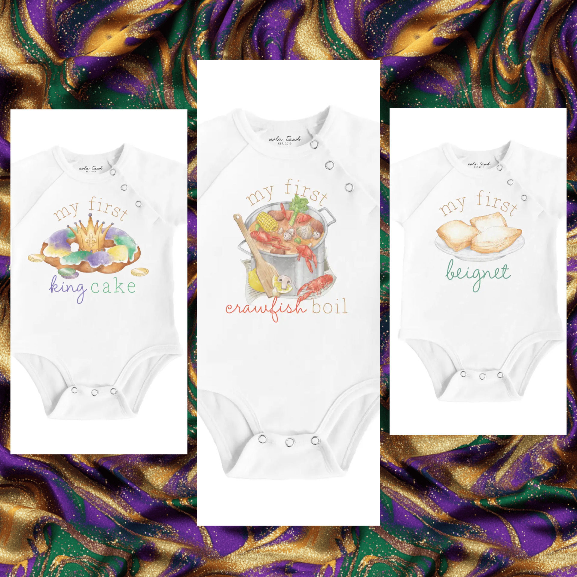 Louisiana First Onsies