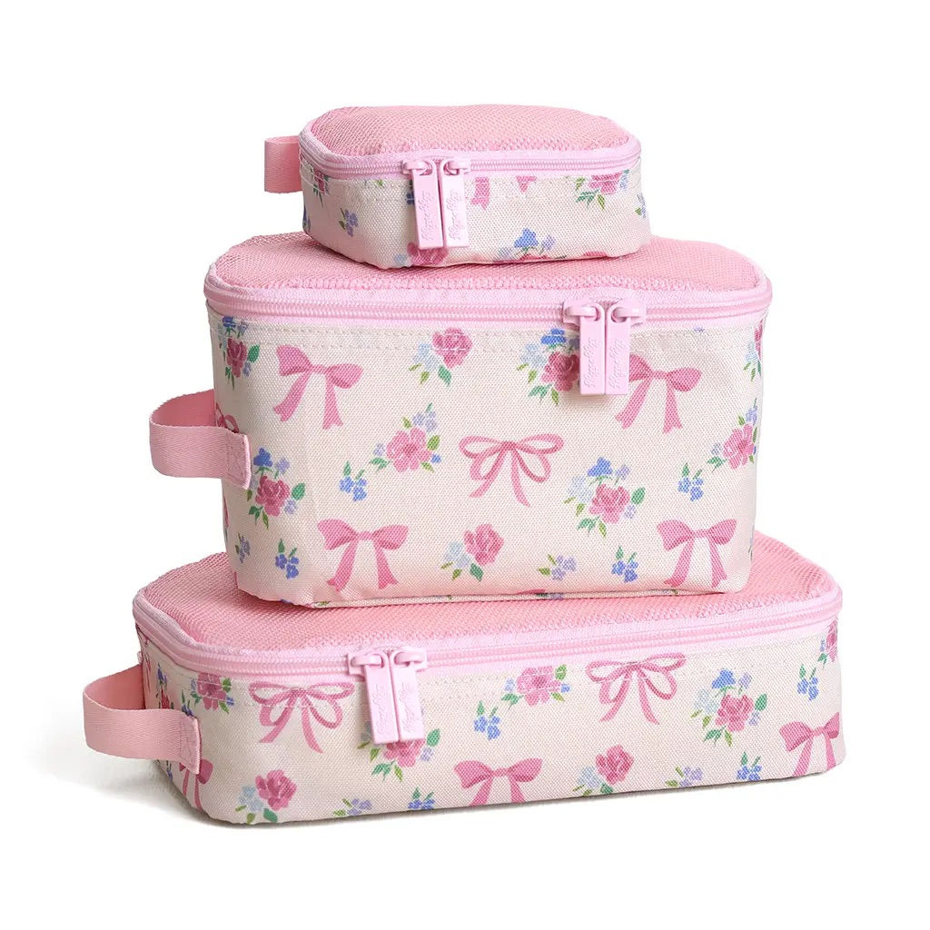 *New* Ribbons + Roses Pack Like A Boss™ Packing Cubes