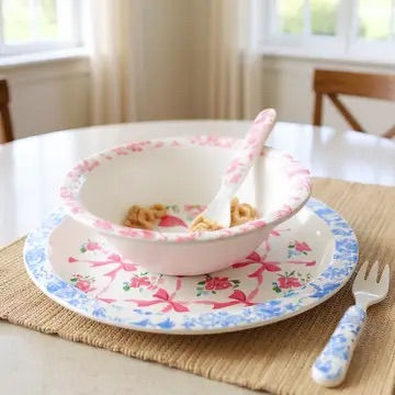 Thumbnail: Itzy Bistro- 4 Piece Dining Set-Ribbons&Bows