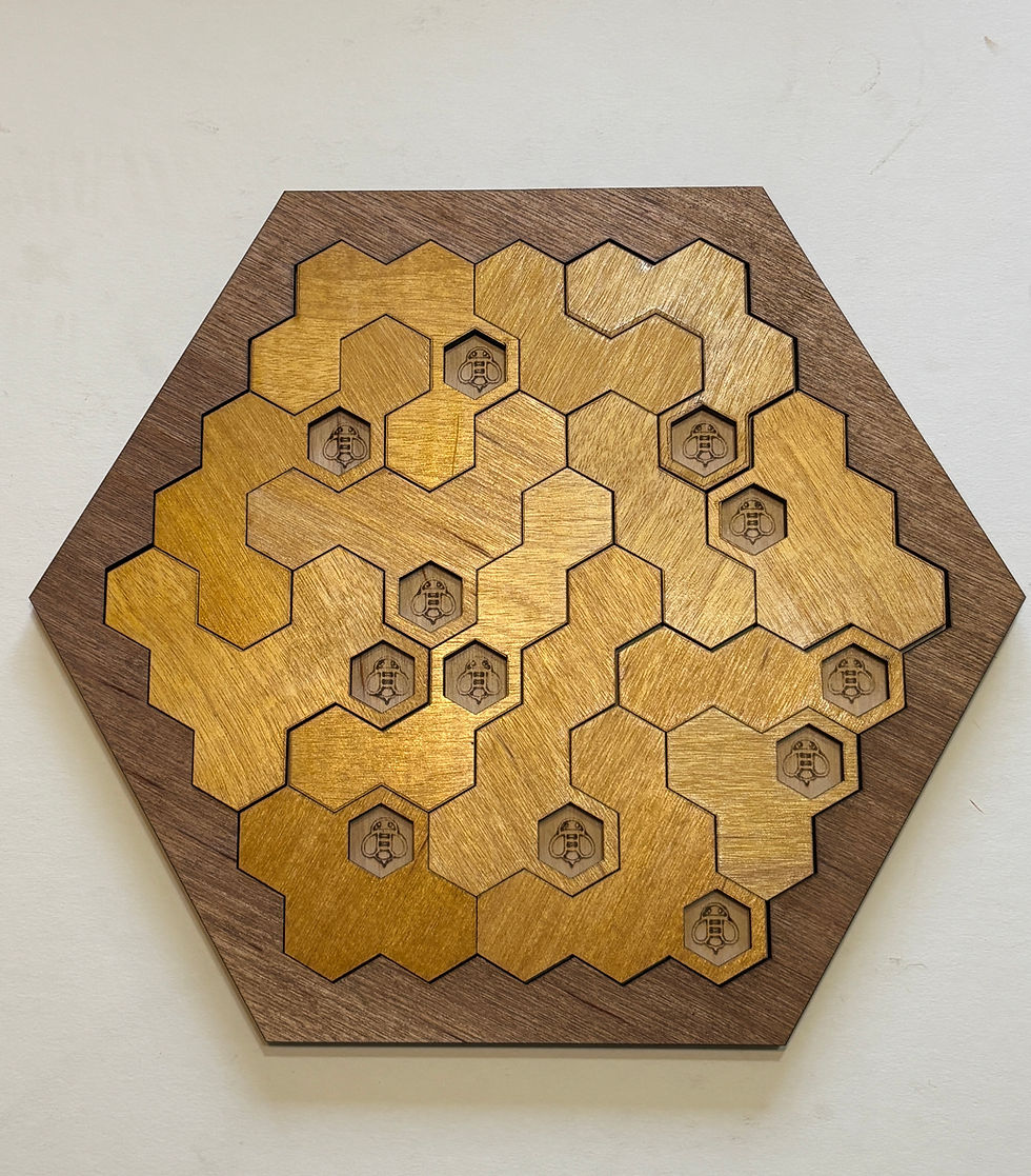 Thumbnail: Honeycomb Conundrum. A Boggling Bee Based Brainteaser.