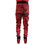 Thumbnail: SINGLE PIECE RED/BLACK PAINTED COTTON KNIT JOGGERS