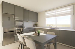 Cozinha lacado cinza