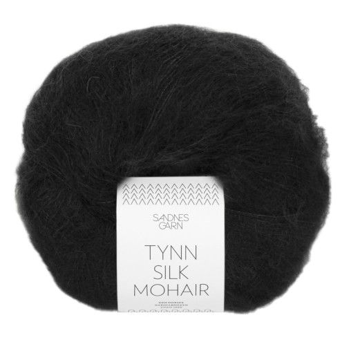 Sandnes -  Tynn Silk Mohair {1099- black}