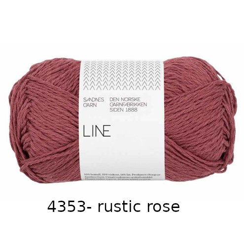Sandnes - Line {4353 - rustic rose}