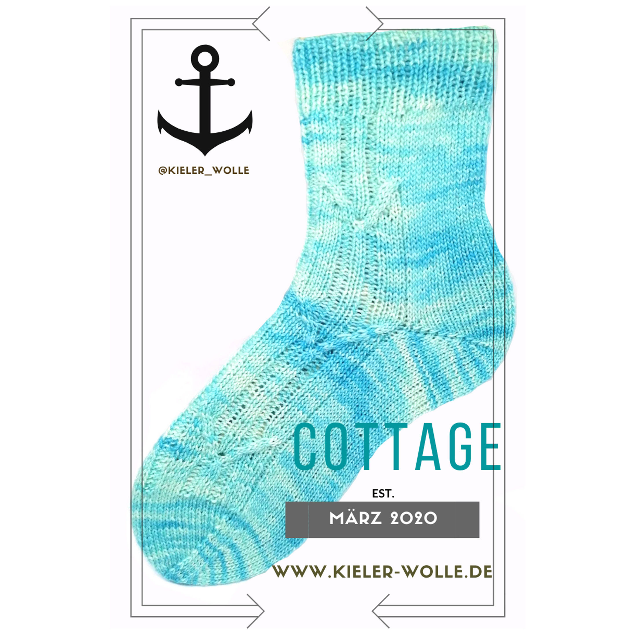 Anleitung Socken -Cottage-