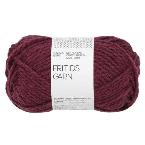 Fritidsgarn {4372- deep burgundy}