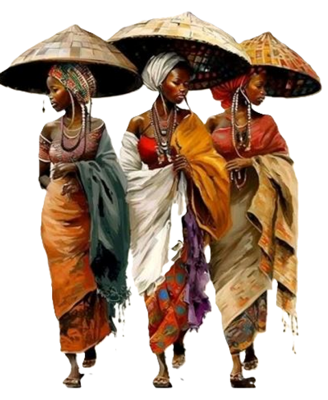 dames afro-ascendante, culture, tradition