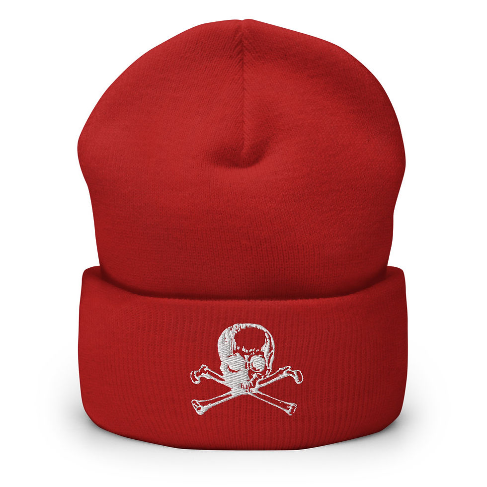 Thumbnail: Skull Cuffed Beanie