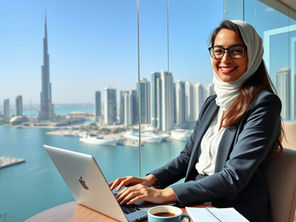 UAE Remote Working Visa 2026 new rules requiring six months bank statements for digital nomads working remotely in Dubai Marina co-working space.