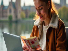 "International student preparing proof of funds for Canadian study permit 2025 requirements"