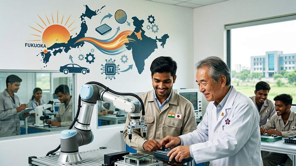 Haryana to send 50,000 skilled professionals to Japan under Fukuoka Prefecture partnership for semiconductors, automotive, and IT sectors.