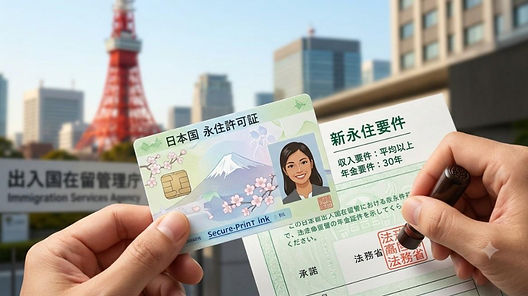 Japan intends to implement stricter permanent residency regulations with increased income and pension requirements.