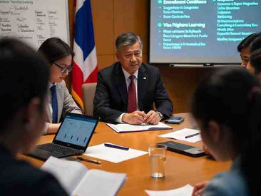 Thailand MHESI and Immigration Bureau officials enforcing 2025 education visa crackdown policies for international students