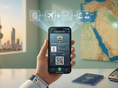 Kuwait launches new digital visa service for domestic workers and drivers via Sahel app, with family-based caps and online application, renewal, and tracking.