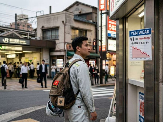 Japan's appeal to foreign workers is fading. Mynavi Global survey shows only 61.6% want to stay 5+ years, down 14.7%. Weak yen, rising home wages, and stricter policies drive decline.