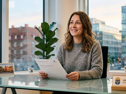 Sweden permanent residence mid-permit 2026 – infographic showing new rule allowing PR application during temporary permit validity, with 4-year qualification for work permits and 3-year for EU Blue Card and researcher permits.