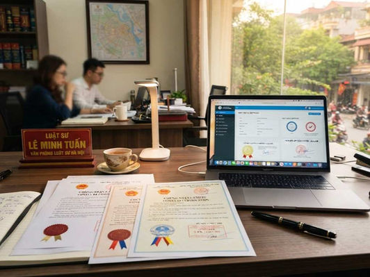 Infographic showing Vietnam's Apostille Convention implementation, the shortened document chain, remaining translation requirements, and the three objecting states.