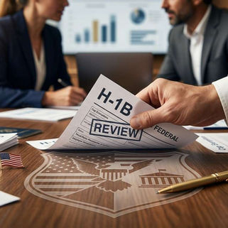 DHS H-1B program changes cap exemption third party 2026 – infographic showing proposed revisions to cap exemption eligibility, increased employer scrutiny for program violations, and tighter oversight of third-party worksite placements, currently under OMB review.