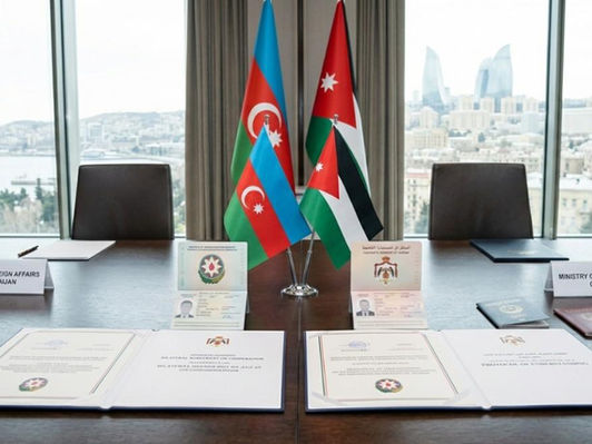 Azerbaijan and Jordan sign visa-free agreement for ordinary passport holders in Baku on July 8, 2026, boosting tourism and bilateral ties.